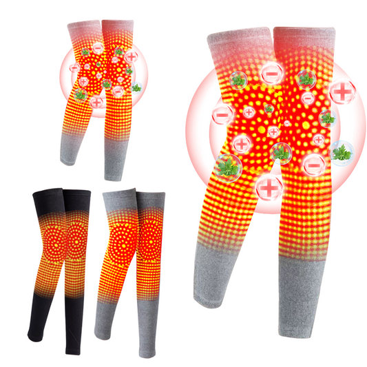 🍥RFMediTherm™ Radijskofrekvencijska biljna topla potpora za koljeno (Visoke čarape za kroničnu vensku insuficijenciju, paučinaste vene i otekline)🍥